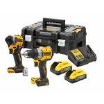 Набор из двух инструментов DeWALT: дрель-шуруповерт DCD800 + шуруповерт DCF850, DCK2051H2T - изображение