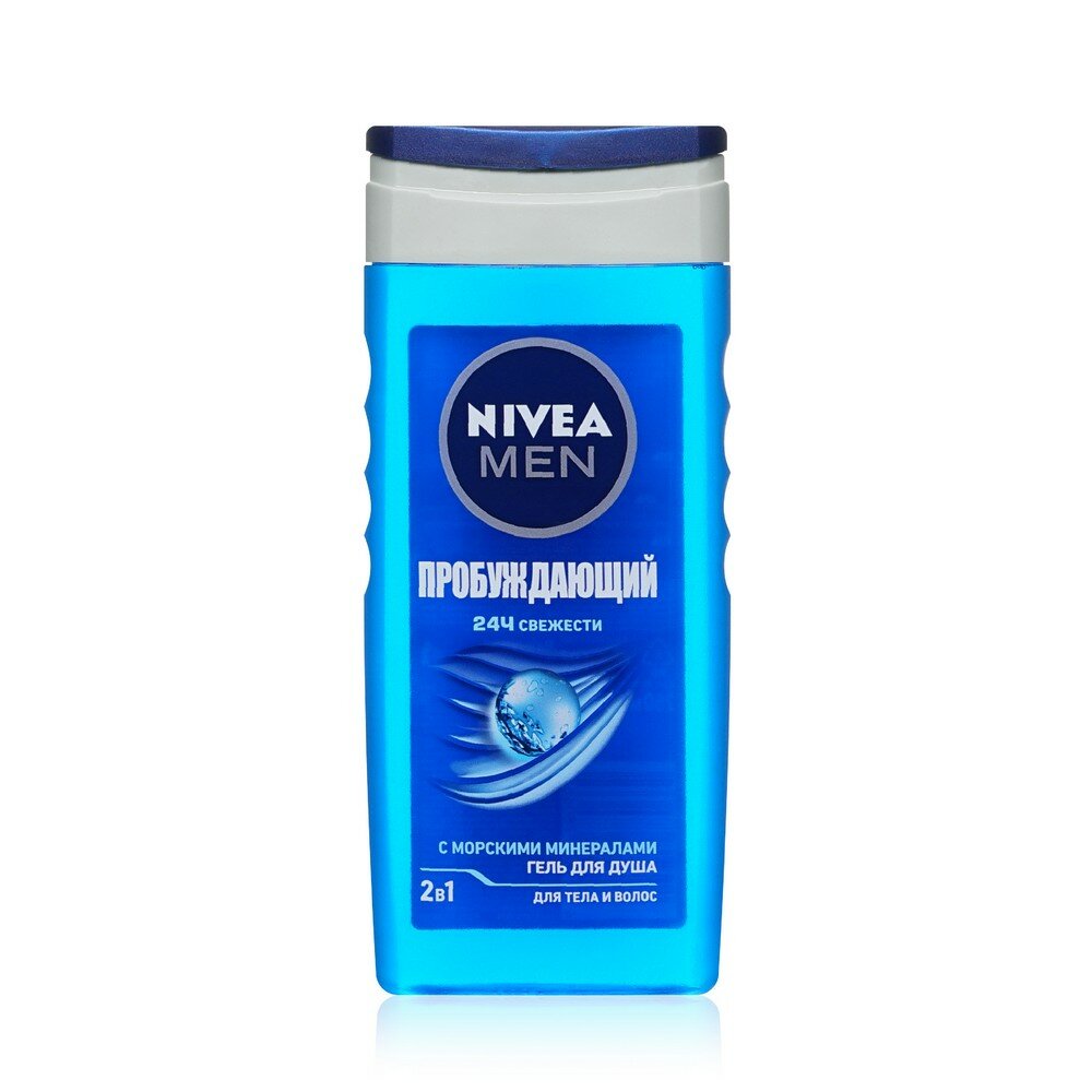 Гель для душа мужской NIVEA Пробуждающий