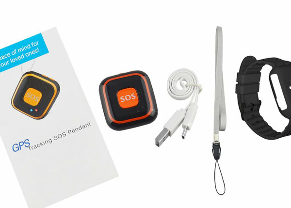 Персональный GPS/SMS трекер на руку TrakFon TP-28 Black Pro (I32523TRA), тревожная кнопка с определением местоположения