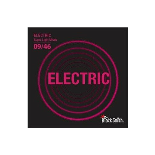 Струны для электрогитары BlackSmith Electric Super Light Meaty 09/46 струны для электрогитары blacksmith electric regular light 10 46