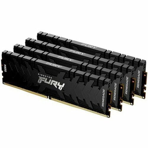 Оперативная память Kingston DDR4 128Gb 4x32Gb 3200 MHz pc-25600 FURY Renegade KF432C16RBK4128 3777500₽