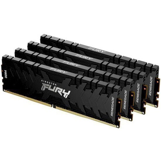 Оперативная память Kingston DDR4 128Gb (4x32Gb) 3200 MHz pc-25600 FURY Renegade (KF432C16RBK4/128)