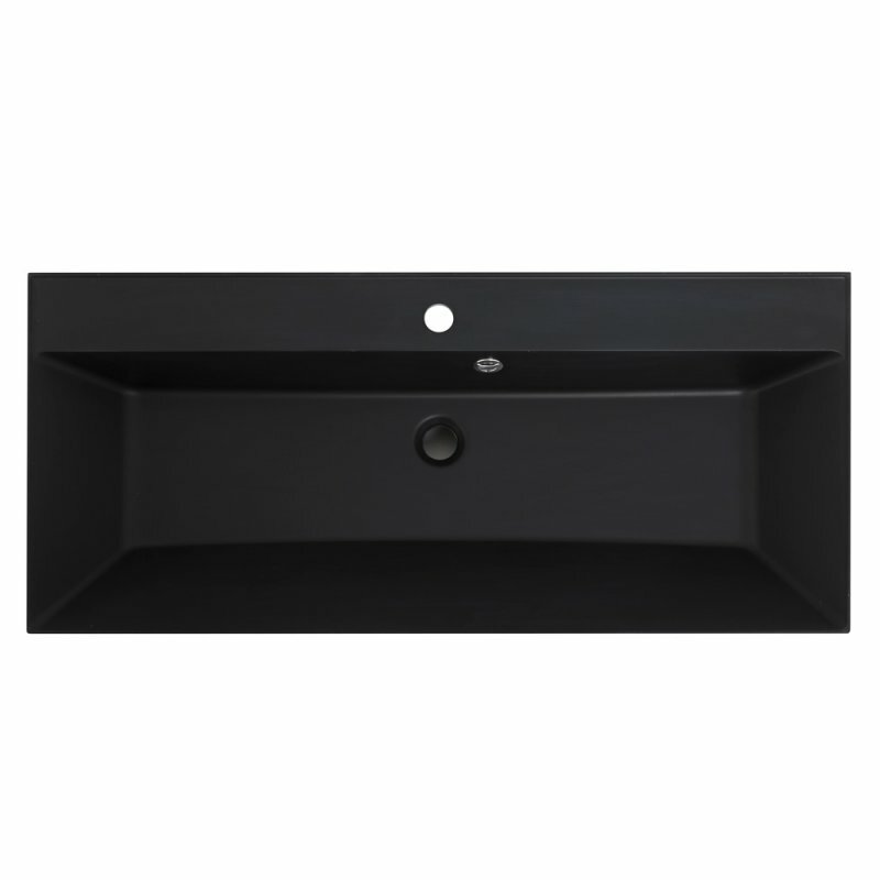 BelBagno Раковина из литьевого мрамора 900х450х154, BB900/450-LV-ART-AST-NERO