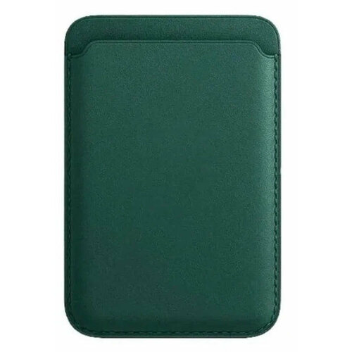Картхолдер MagSafe Leather Wallet для Apple iPhone, зеленый