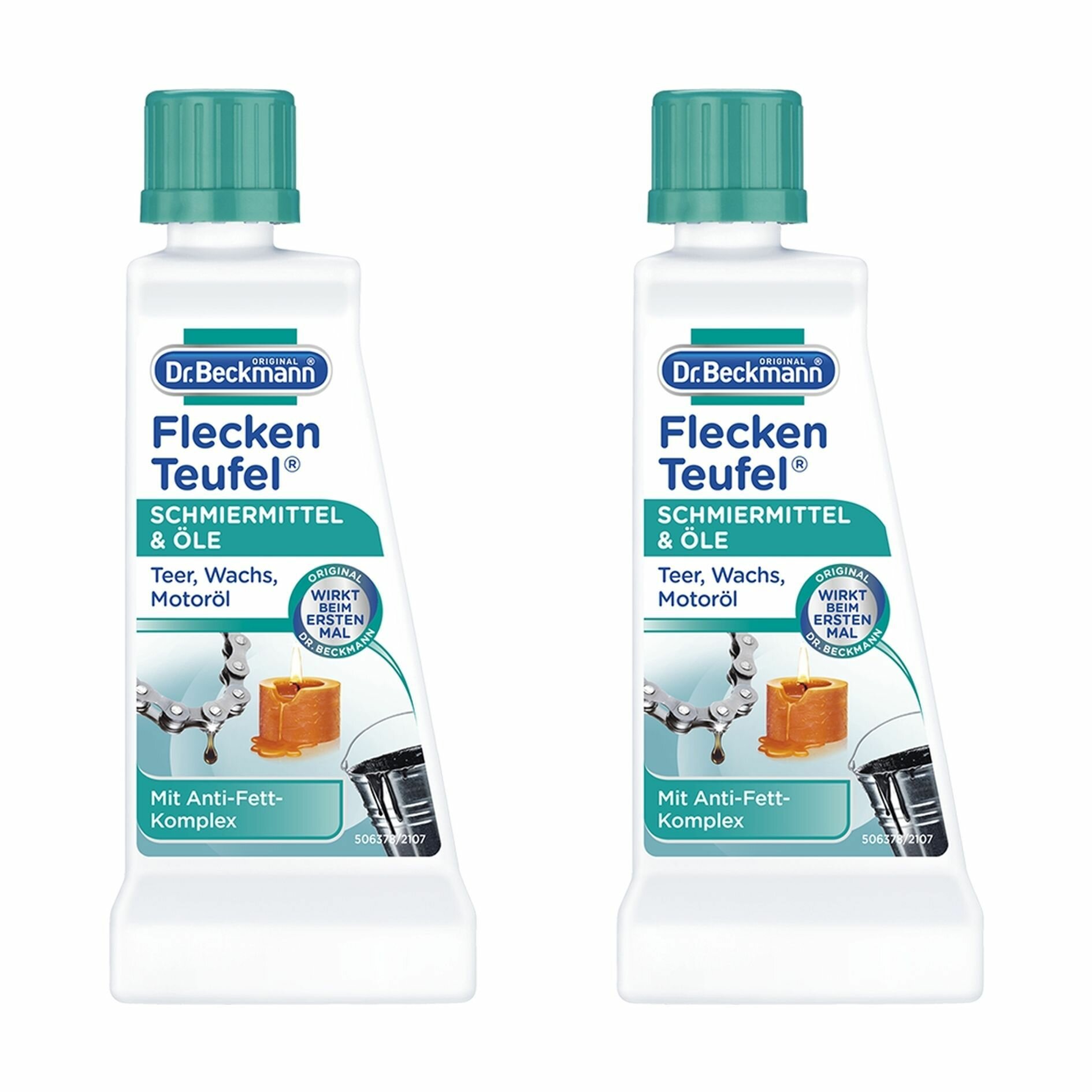фото Пятновыводитель Dr. Beckmann Смазка и битум, 50 мл 2 штуки