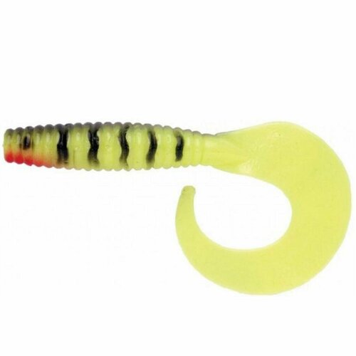 Силиконовая приманка WAKE GRUB 5.5 (5 шт/уп) #NEON PERCH 166 силиконовая приманка wake grub 3 5 10 шт уп neon perch 166