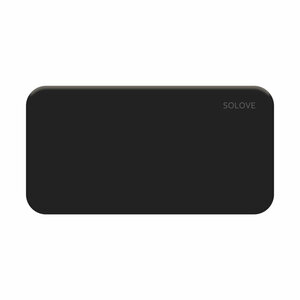 Внешний аккумулятор SOLOVE (Mi) 001M+ 10000mAh, кожаный чехол, черный