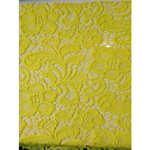 Кружевное полотно 110 гр/м², 145*1, желтое