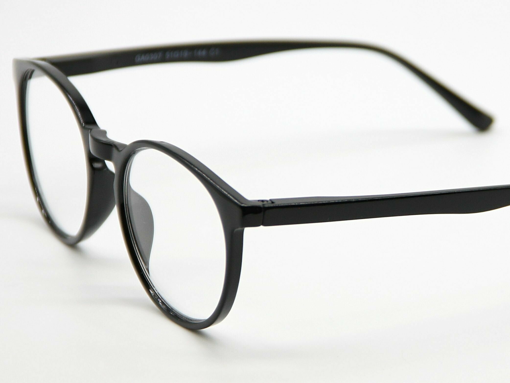 Готовые очки для зрения Marcello GA0307 C1 с диоптриями +3 /Очки женские для чтения/Круглые/Флексовое крепление дужек/Футляр в комплекте