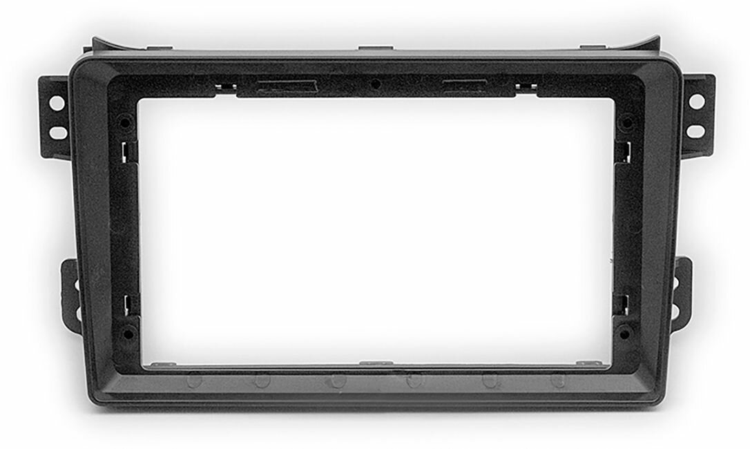 Рамка Carav для магнитолы 2din для Opel Agila 2008-2014/ Suzuki Splash, Ritz 2008-2012, 9 дюймов, Черный