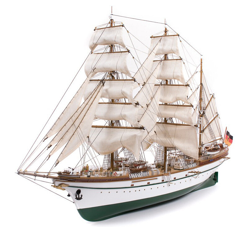 Модель корабля от OcCre (Испания), Gorch Fock, 950х259х566 мм, М.1:95