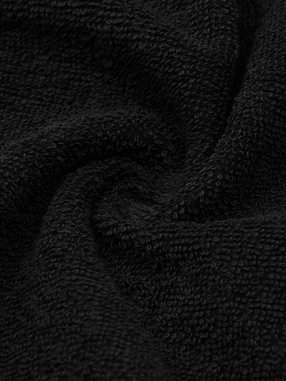 Набор махровых полотенец (3 шт.) FRH15101 Черный - фотография № 6
