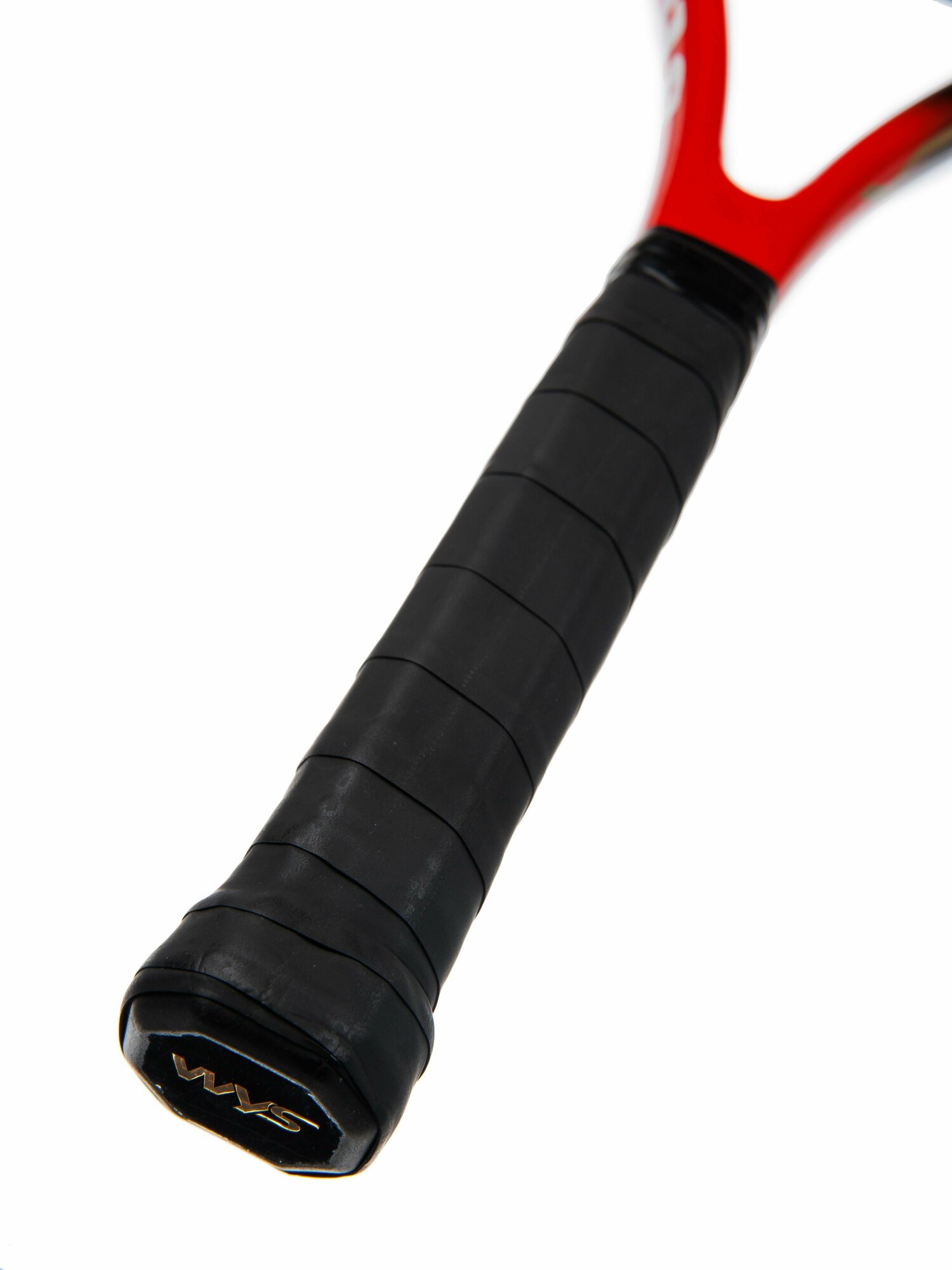 Ракетка для игры в большой теннис Mr. Fox Explosive с чехлом, красно-черная