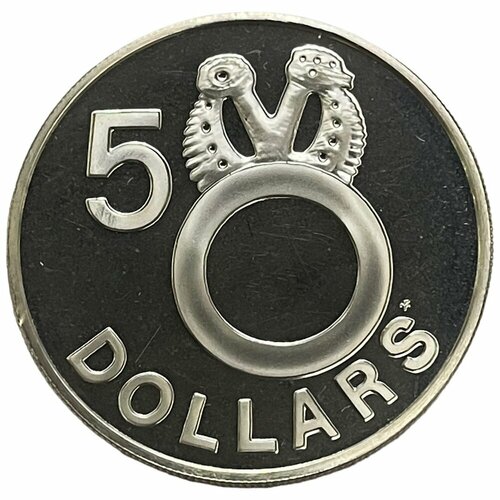 Соломоновы острова 5 долларов 1981 г. (Ag) (Proof) клуб нумизмат монета 5 долларов каймановых островов 2006 года серебро 80 лет со дня рождения королевы елизаветы ii