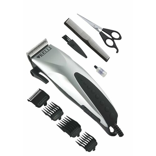 Стрижка маш набор KL-7003 Kelli 45Вт 4 насад сер 98200₽