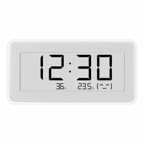 Часы термогигрометр Xiaomi Temperature and Humidity Monitor Clock LYWSD02MMC (BHR5435GL) romote voice share control temperature and humidity sensor real time notification smart home remotel monitor snzb 02 zigbee