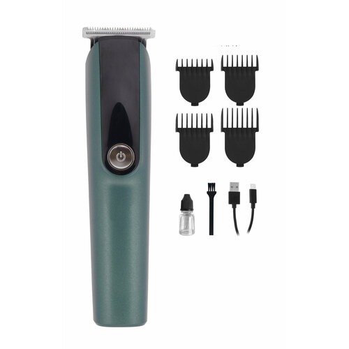 Профессиональный беспроводной триммер машинка для стрижки волос бороды и усовсалоннаядомашняяуход за волосамидля домасеребристыйчерный 149900₽