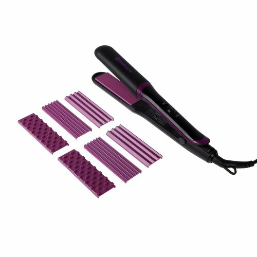 Мультистайлер SA-4529P 38 Вт керамическое покрытие 180-210 C шнур 18 чёрный 275700₽