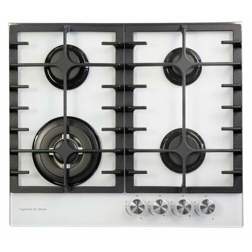 Встраиваемая панель газовая ZigmundShtain M 226 W бел стеклокерамика 4 конф чугун решеткиКитай 2399000₽