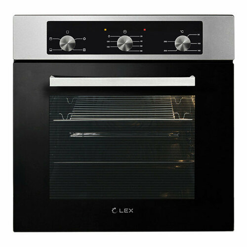 Духовка электрическая LEX EDM 042 IX 62л 4 режима серебристый 3239000₽