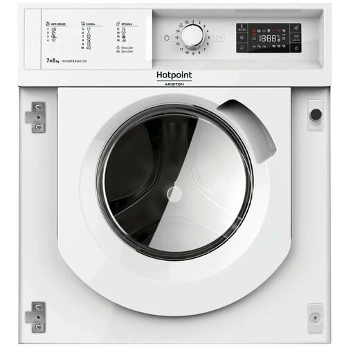 Стиральная машина Hotpoint-Ariston BI WDHT 8548 V класс: A загрузка до 8кг отжим:1400об/мин белый