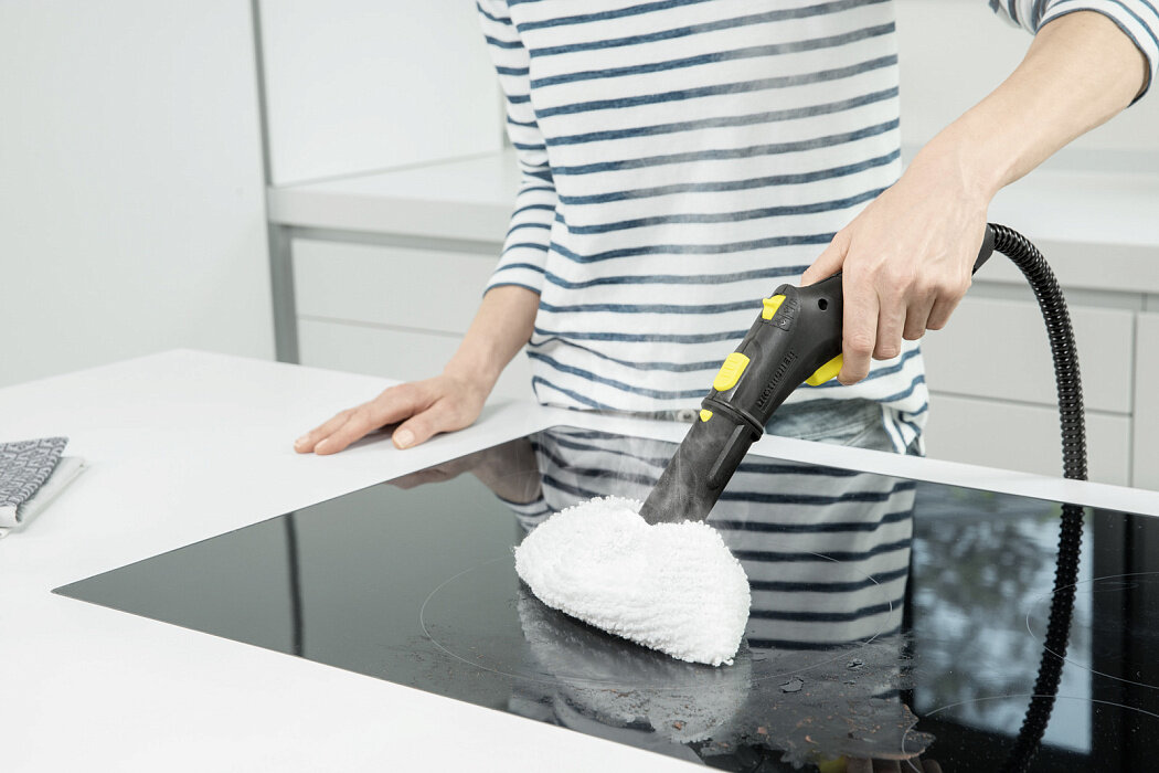 Пароочиститель Karcher SC 4 Easyfix (1.512-450.0) + Насадка для мытья окон Karcher (2.863-025.0) — фото 1