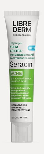Изображение товара LIBREDERM Крем ультрауспокаивающий восстанавливающий уход против несовершенств Серацин