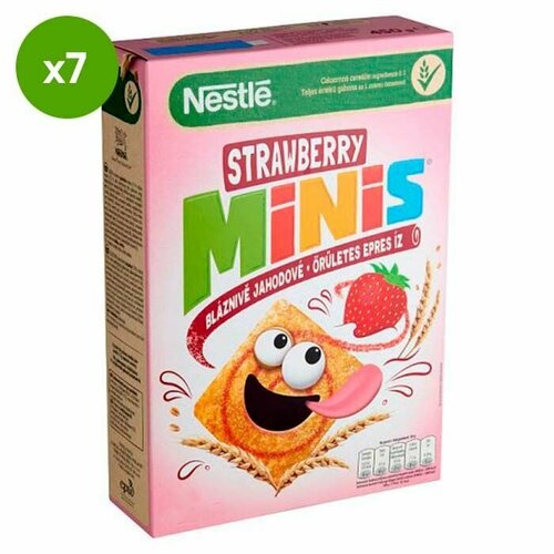 Сухой завтрак Nestle Cini Minis Strawberry со вкусом клубники (Германия), 375 г (7 шт)