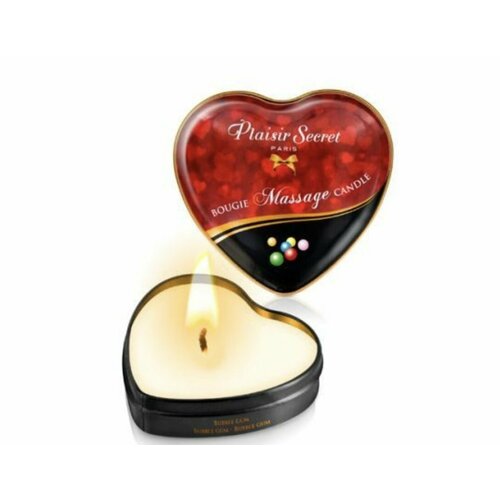 Plaisir Secret Массажное масло-свеча с ароматом бубль-гума Bougie Massage Candle - 35 мл