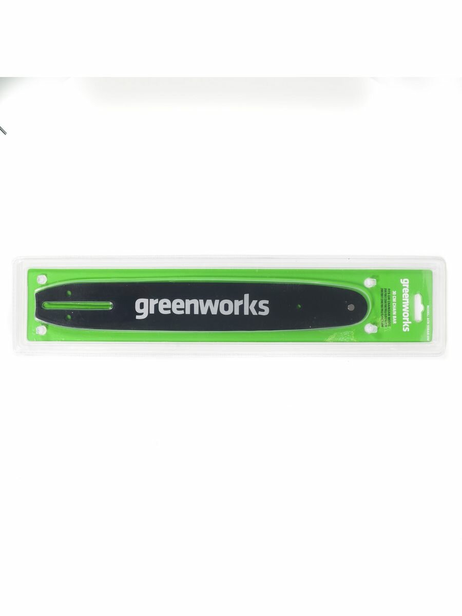 Шина для цепной пилы Greenworks GD24CS30 24V и G40CS30II 40V, длина шины 30 см - фотография № 2