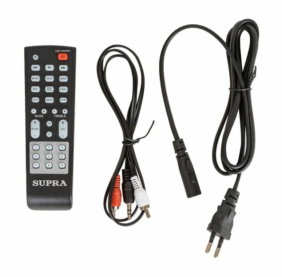 Минисистема Supra SMB-980 черный 180Вт FM USB BT SD