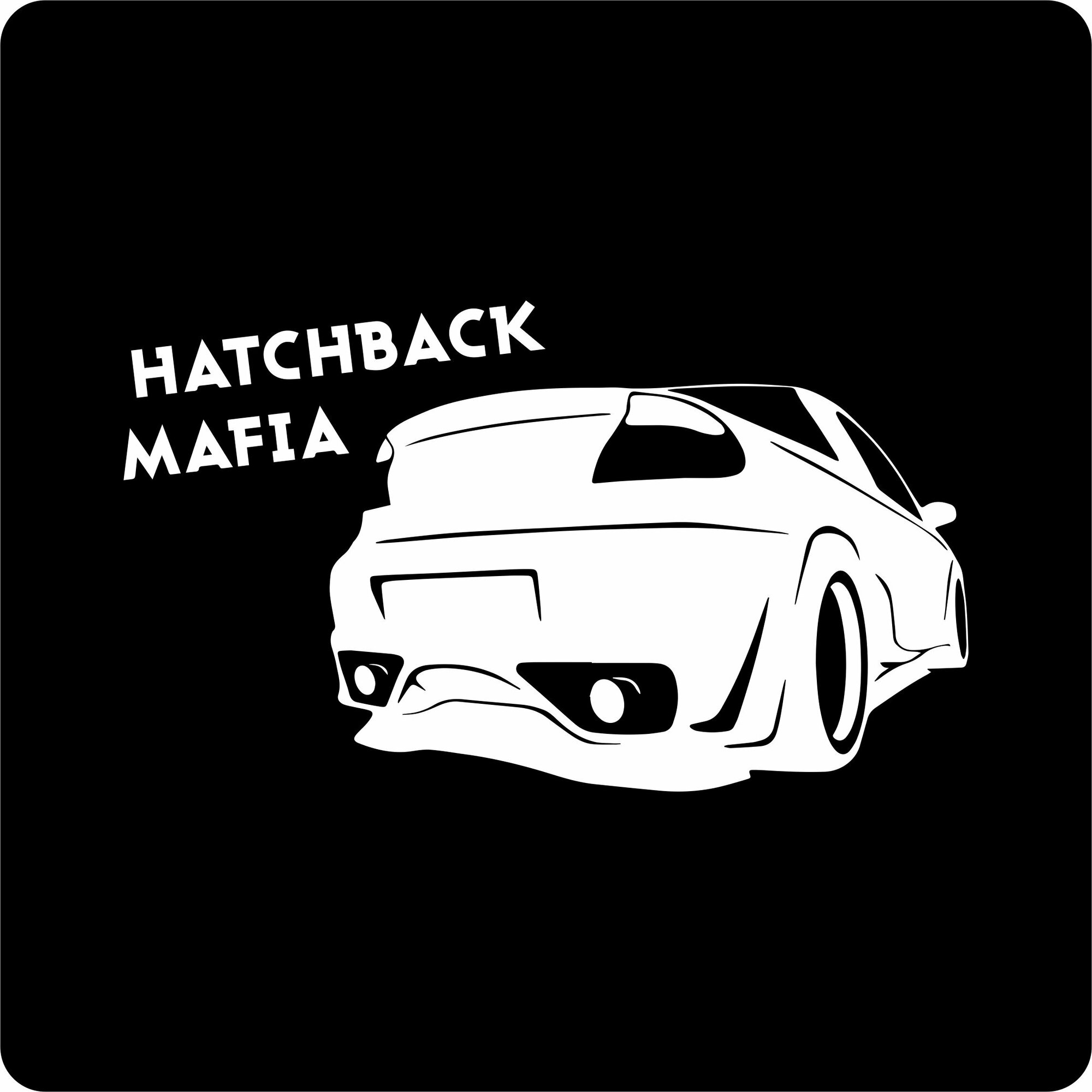 Наклейки на авто стикеры Хэтчбэк Mafia 25х14 см, красникова, наклейка тюнинг, на автомобиль, машину, прикольные
