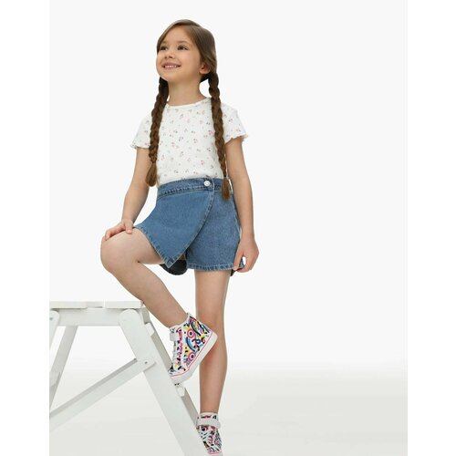 Юбка-шорты Gloria Jeans, размер 7-8 лет, мультиколор