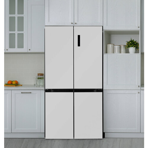 Отдельностоящий двухкамерный холодильник LEX LCD505WID, белый