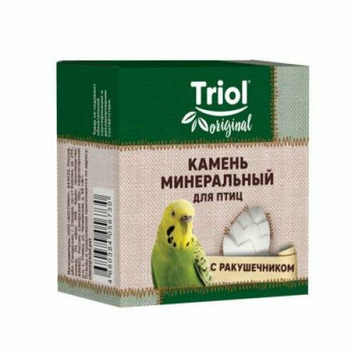 Triol Original минеральный камень для птиц с ракушечником 25гр