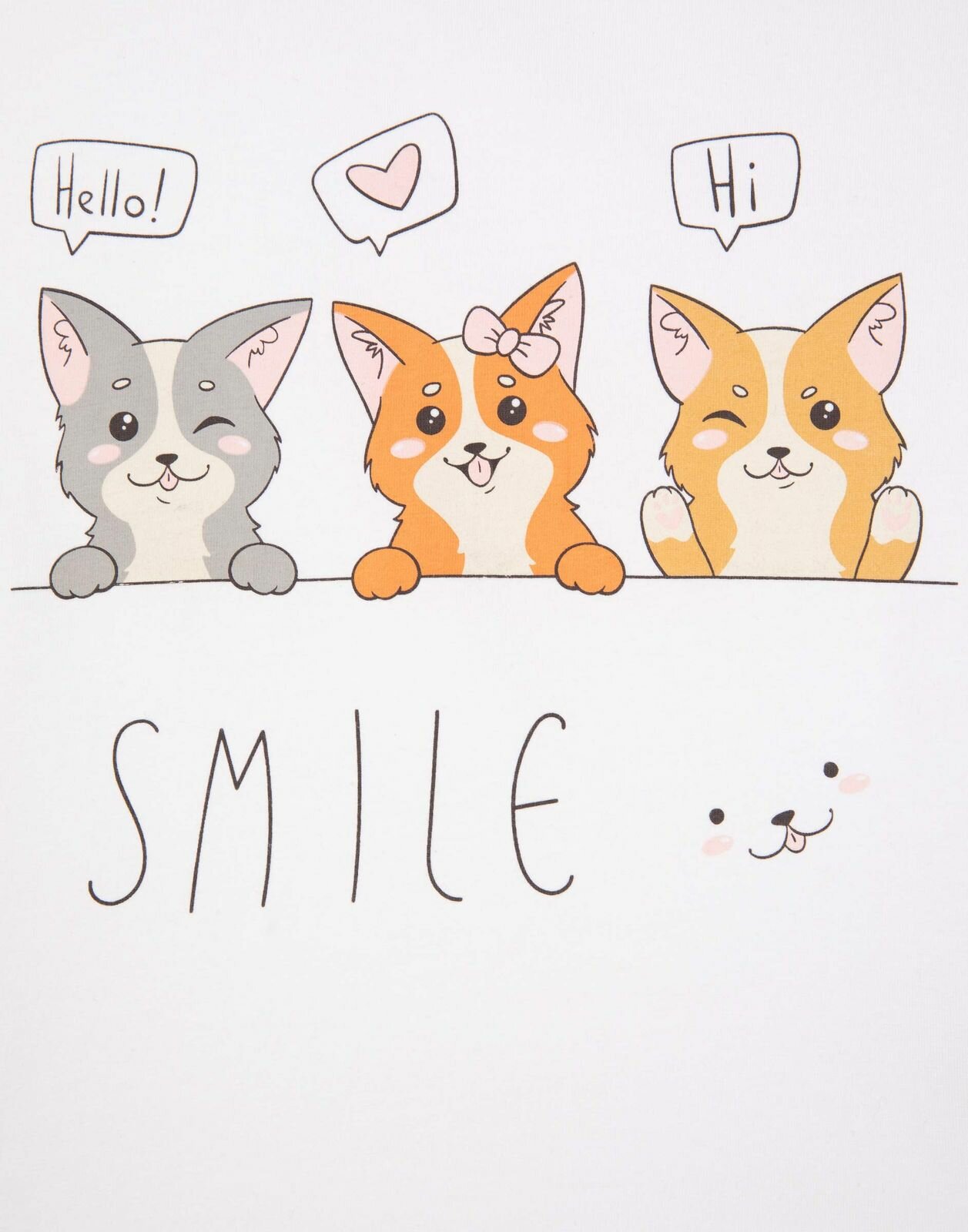 Пижама Gloria Jeans, размер 6-8/122-128, белый, — фото 1