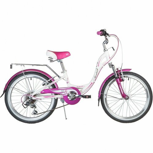 Детский велосипед Novatrack Angel 20 6 2019 белый Один размер 2210000₽