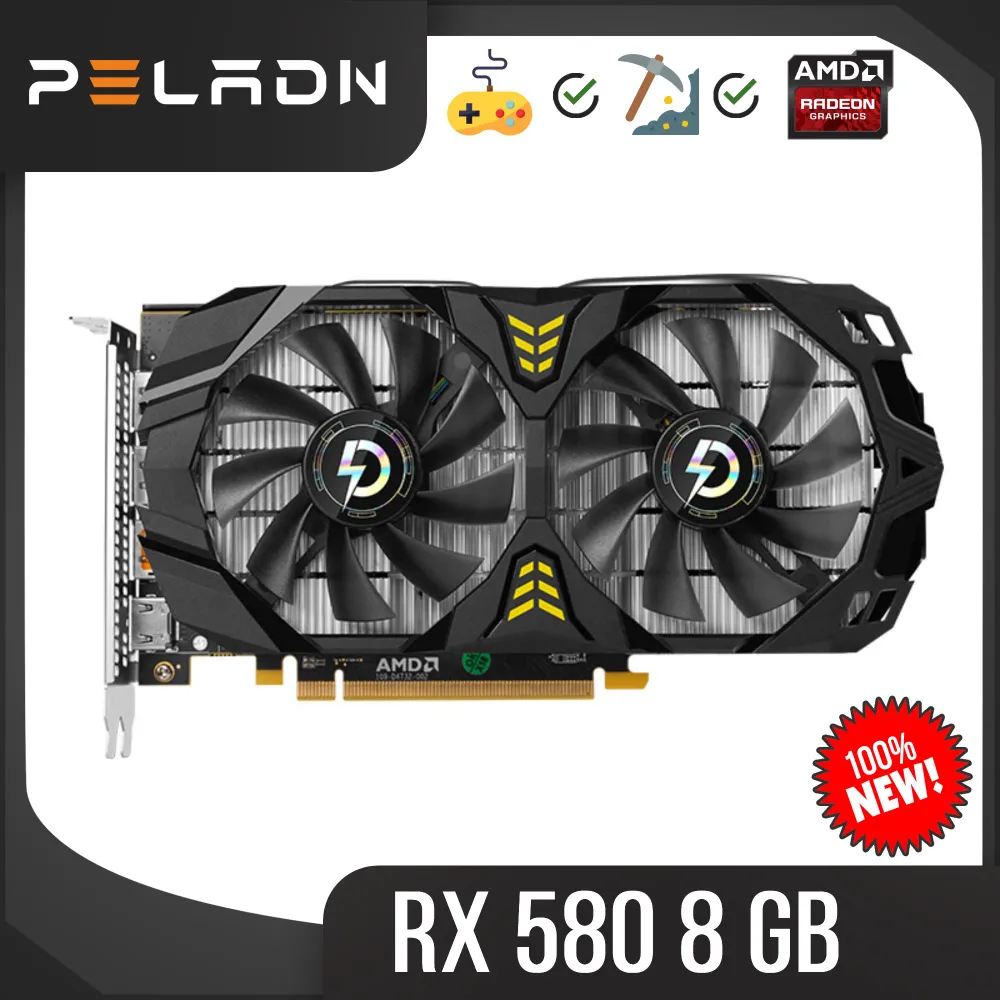 Видеокарта PELADN Radeon RX 580 8GB — фото 6