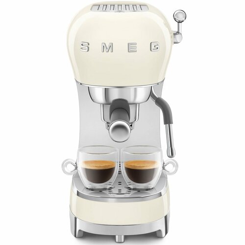 Кофеварка рожковая SMEG ECF02CREU кофеварка рожковая smeg ecf01 кремовый