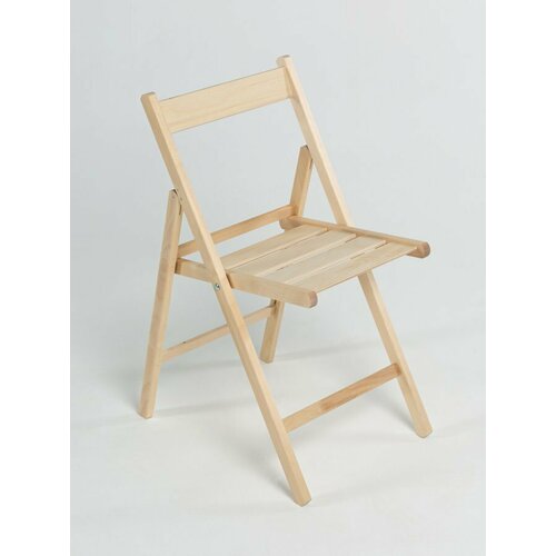 Стул складной деревянный с прямой спинкой
