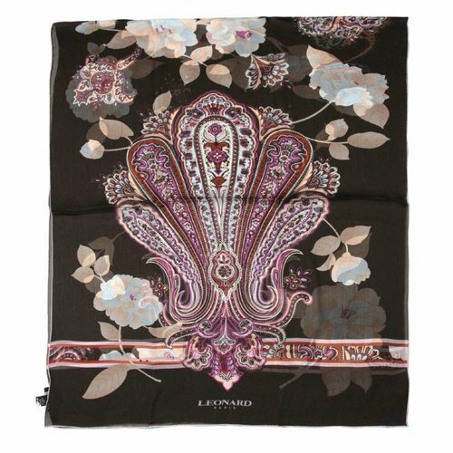 Палантин Leonard, 180х180 см, черный