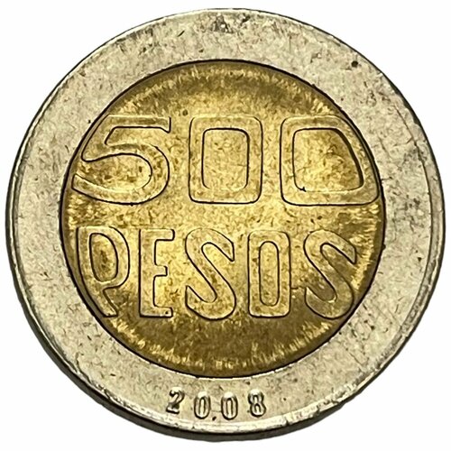 Колумбия 500 песо 2008 г.