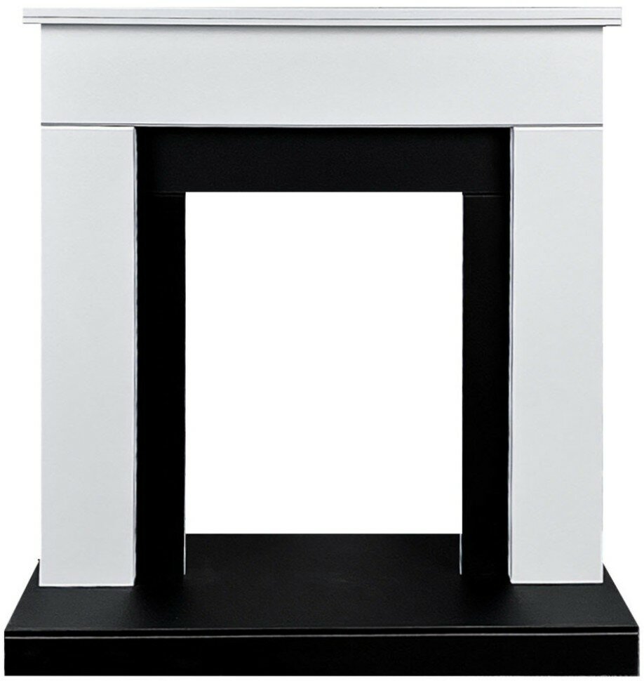 Портал Royal Flame Bergen белый с чёрным (разборный) (ширина 860 мм)