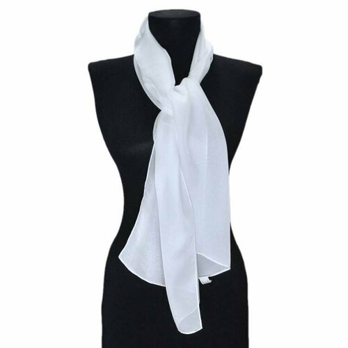 Шарф WHY NOT BRAND,140х30 см, белый шарф why not brand 140х30 см one size фиолетовый