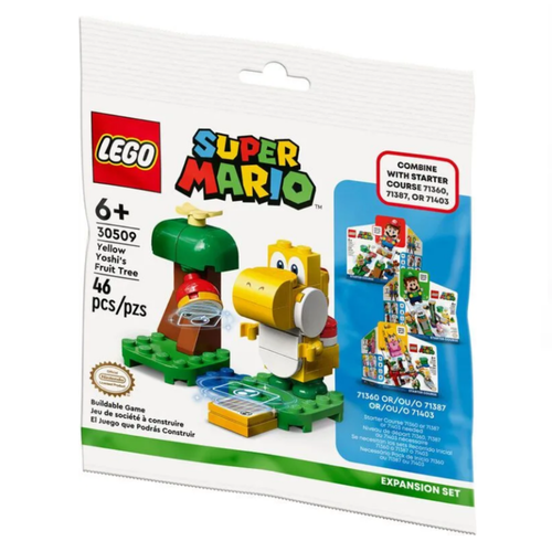 Конструrтор LEGO Super Mario 30509 Желтое фруктовое дерево Йоши фигурки peach’s castle expansion set