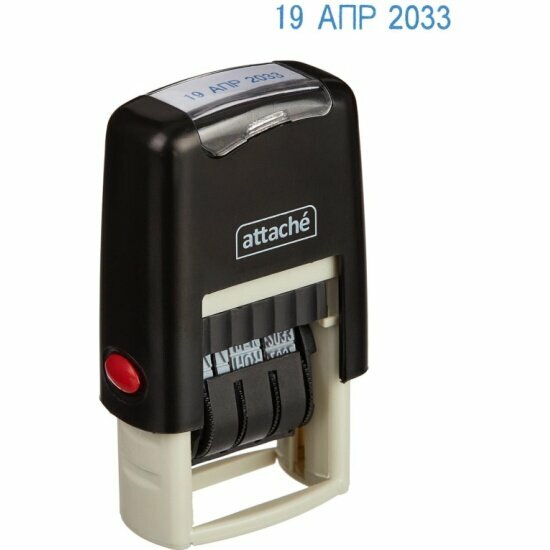 Датер автоматический Attache мини 3 мм месяц буквами 7810