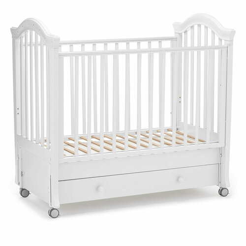 Детская кровать Nuovita Perla swing продольный (Bianco/Белый)