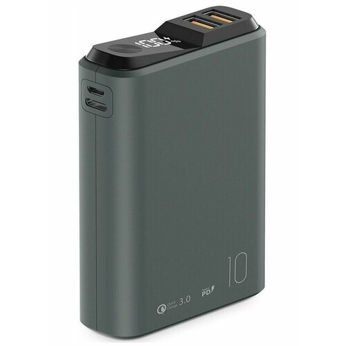 Внешний аккумулятор OLMIO QS-10, 10000mAh, space-gray