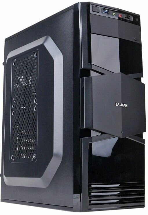 Корпус mATX ZALMAN ZM-T3, Mini-Tower, без БП, черный