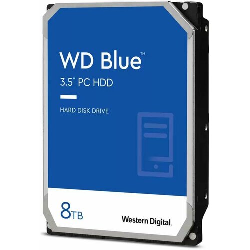 Жесткий диск HDD WD 8TB 6GBS 128MB Blue WD80EAZZ 2791800₽